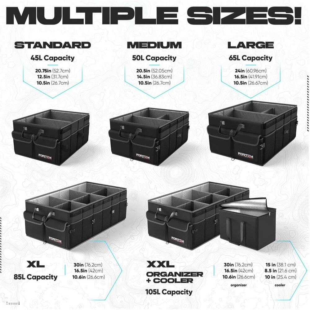 Trunk Organizer For SUV Car Trunk Organizer, Foldable Storage, Car Accessories f - Picture 3 of 7